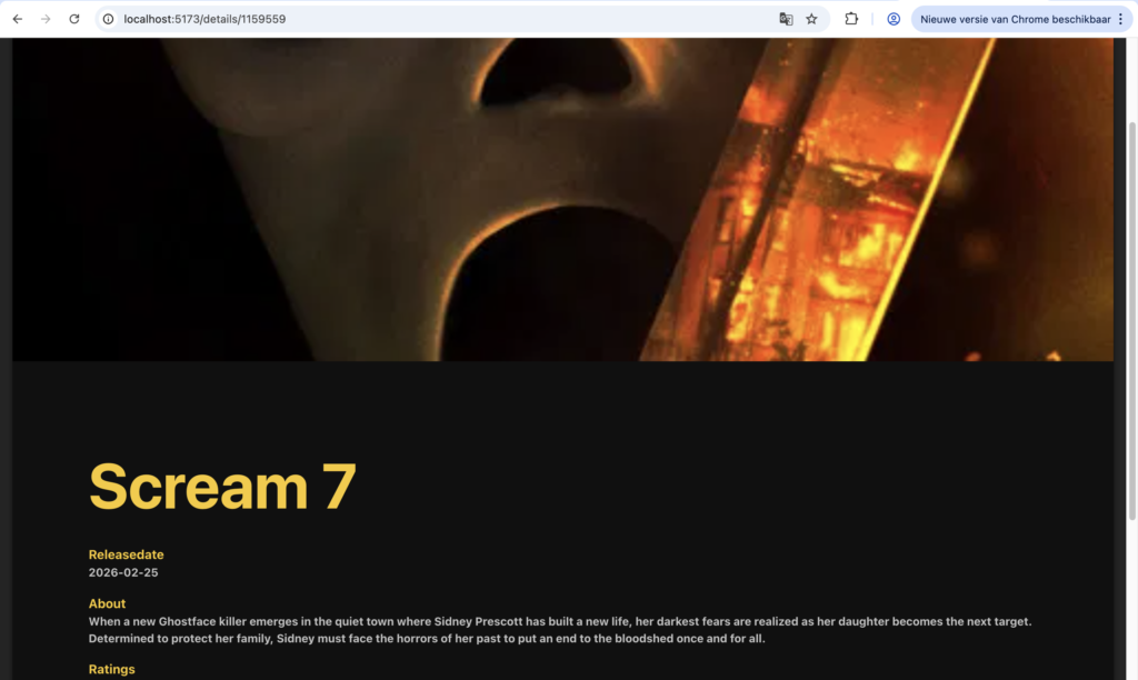 Movie pagina details